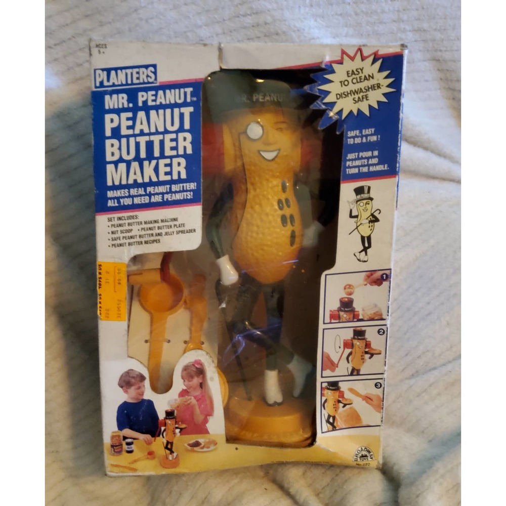 1995 Mr Peanut, Peanut Butter Maker Still in Box